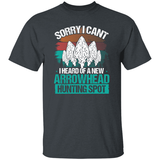 Sorry I Cant, Funny Artifact, Arrowhead Hunting, Retro Arrowhead Unisex T-Shirt