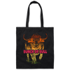 Bunch Of Bull, Retro Bull, Colorful Bull Cow Gift Canvas Tote Bag