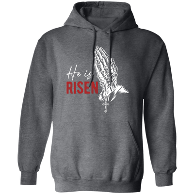 This premium pullover hoodie is perfect for the Jesus lover in your life. Crafted from the highest quality materials, the design features a detailed graphic of the words "He is risen, He is my risen" -- a reminder of God's power and grace. Stay warm and cozy while showing off your faith in style.