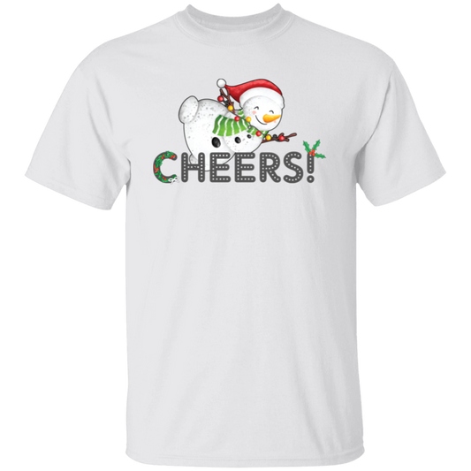 Cheers Christmas, Snowman Xmas, Merry Christmas, Trendy Christmas Unisex T-Shirt