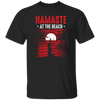 Namaste At The Beach, Retro Yoga, Yoga On Seaside Unisex T-Shirt