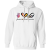 Peace Love Swim, Swimmer Gift, Swimming Lover Pullover Hoodie