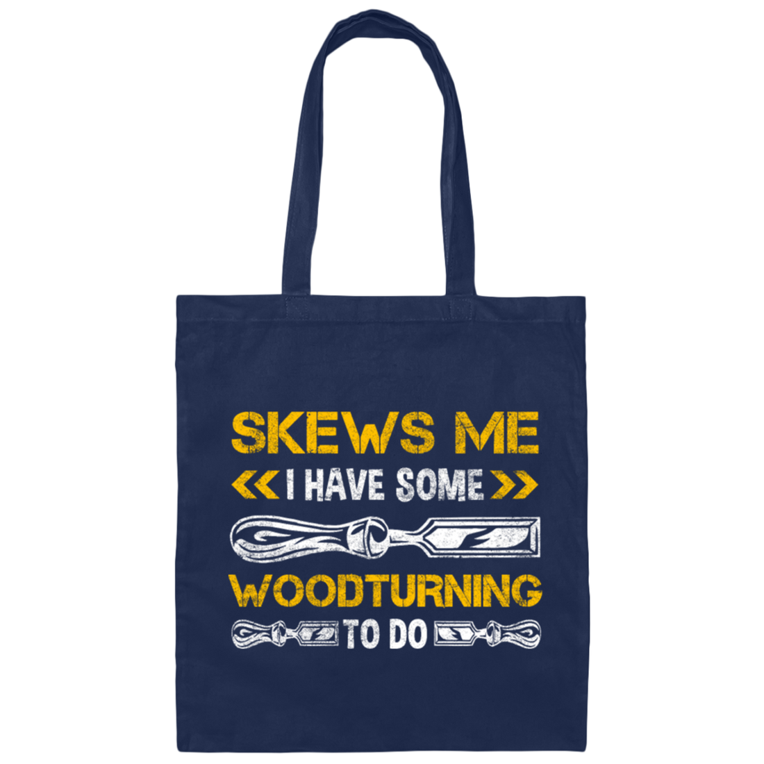 Funny Woodworking Pun Wood Carving Carpenter Canvas Tote Bag