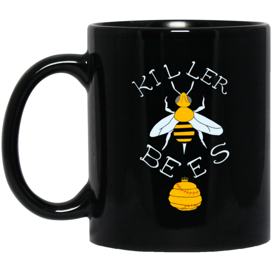 Lucky Day, Baseball Series, Lucky Day For Baseball, Killer Bees, Best Bee Black Mug