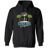 Best Surfing In California, Love Beach, California Vacation Pullover Hoodie