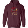 Coffee Gets Me Started, Jesus Keeps Me Going Pullover Hoodie