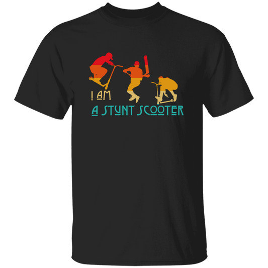 Scoot, Scooter, I Am A Stunt Scooter, Funny Sport Vintage Style, Sporty Gift Unisex T-Shirt