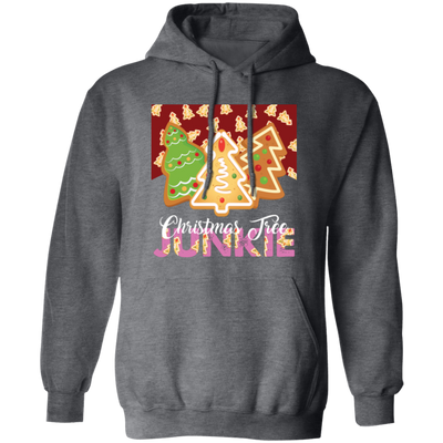 Christmas Tree Junkie, Xmas Tree Gingerbread, Gingerbread Lover, Merry Christmas, Trendy Christmas Pullover Hoodie