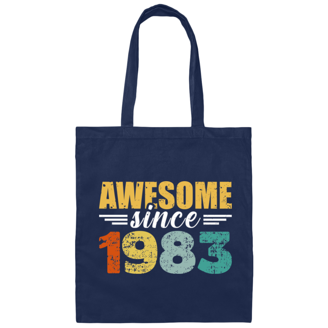 Awesome Since 1983, Vintage 1973, Love Gift 1973, Limited Edition 1973 Canvas Tote Bag