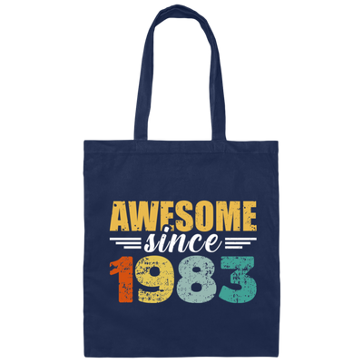 Awesome Since 1983, Vintage 1973, Love Gift 1973, Limited Edition 1973 Canvas Tote Bag