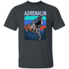 Mountain Bike Gift, Downhill Extrem Sport, Adrenalin Love Gift, Retro Unisex T-Shirt