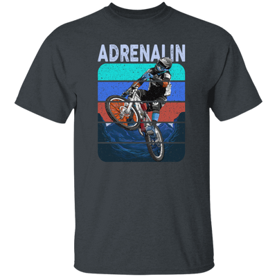 Mountain Bike Gift, Downhill Extrem Sport, Adrenalin Love Gift, Retro Unisex T-Shirt