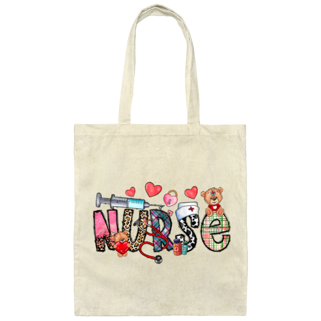 Valentine Gift Nurse Gift Love My Nurse Canvas Tote Bag