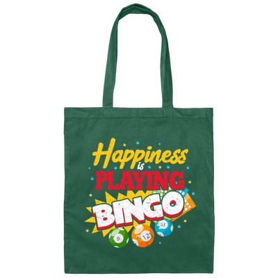 Bingo Love Gift, Happiness Playing Bingo, Best Of Bingo, Love To Bet Canvas Tote Bag