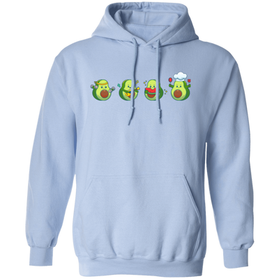 Avocado, Cute Avocado, Love Avocado, Avocado Lover Pullover Hoodie