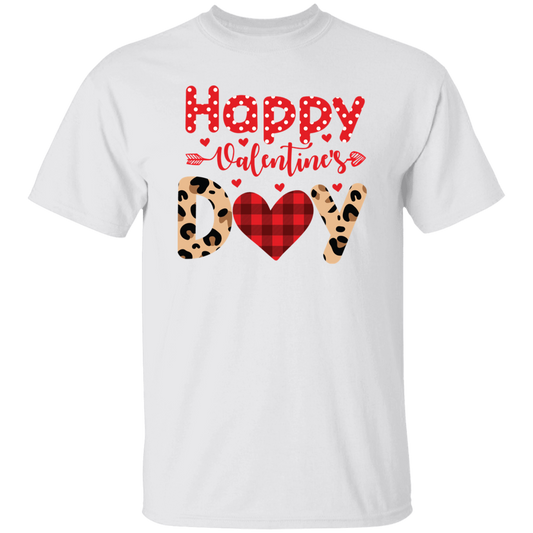 Happy Valentine's Day, Leopard Valentine, Cute Heart Unisex T-Shirt