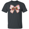 Pink Bow, Strawberry Lover, Strawberries Bow, Xmas Gift Christmas Unisex T-Shirt