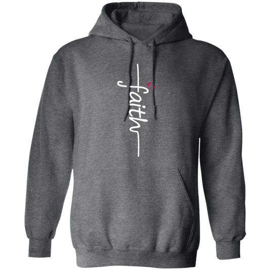 Faith, Love Jesus, Love My Faith, Christian Lover-white Pullover Hoodie