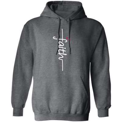 Faith, Love Jesus, Love My Faith, Christian Lover-white Pullover Hoodie