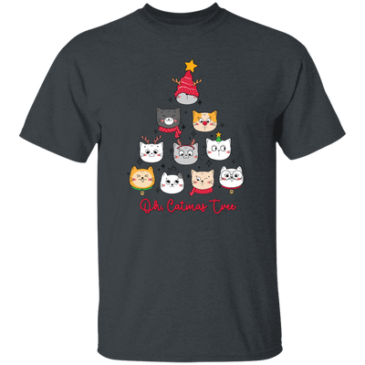 Catmas Tree, Merry Catmas, Cute Cat, Merry Christmas, Trendy Christmas Unisex T-Shirt