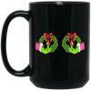 Funny Christmas, Grinch's Hands On The Boobs, Merry Titsmas, Merry Christmas, Trendy Chrismas Black Mug