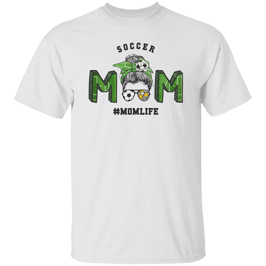 Soccer Mom, Mom Life, Messy Buns, Messy Mom Unisex T-Shirt