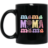 Mama Gift, Mother's Day Gift, Groovy Mama, Mom Gift Black Mug