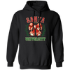 Santa University, Est 1836, Christmas Bow, Merry Christmas Christmas Pullover Hoodie