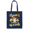 Spooky Season, Spooky Mushroom, Groovy Mushroom Canvas Tote Bag