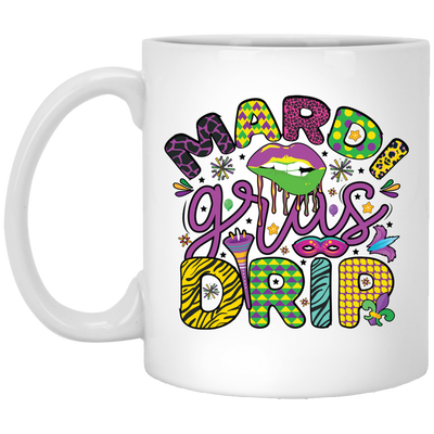 Mardi Gras Drir, Mardi Gras Holiday, Mardi Gras Day White Mug