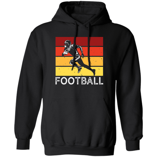 Run For American Football, Retro Football, Football Team Classic Pullover Hoodie