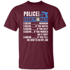 Police Officer Hourly Rate, Funny Police Officer, Best Of Police Officer Unisex T-Shirt