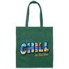 It Is Time To Chill No Bad Vibes Hawaii Lover Canvas Tote Bag