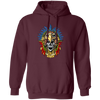 Aztec Skull, Eagle Warrior Mask Native, Mexican Love Gift, Best Warrior Pullover Hoodie