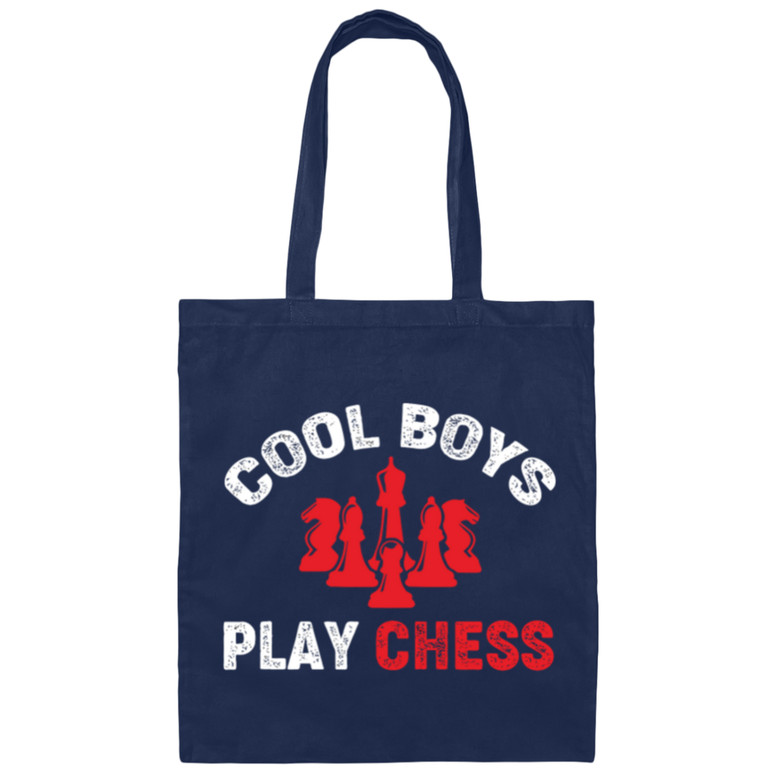 Cool Boys Play Chess, Chess Player, Chess Team Canvas Tote Bag