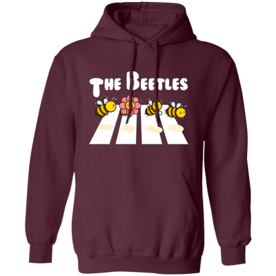 The Beetles, Four Bees Cross The Road, Cute Bees Pullover Hoodie