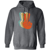 Peace Sign, Retro Peace Sign, Love Peace, Say Hi Pullover Hoodie