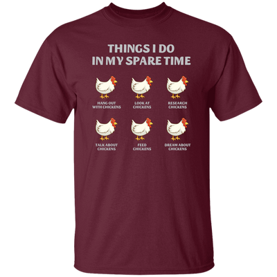 Things I Do In My Spare Time, Chicken Lover, Play With Chicken Unisex T-Shirt