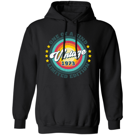 One Of A Kind Limited Edition, Vintage 1973, Retro 1973 Pullover Hoodie