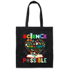 Math Lover Science Matters Math Counts But Reading Makes It Possible Canvas Tote Bag