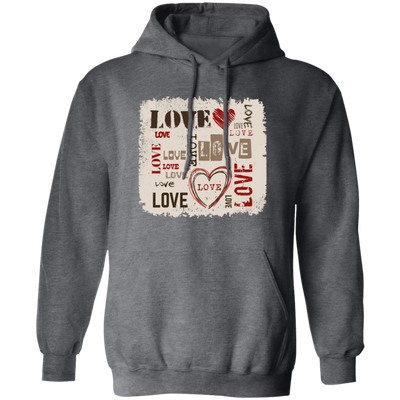 Love Design, Love Text, Valentine Design, Best Valentine Gift, Valentine's Day, Trendy Valentine Pullover Hoodie