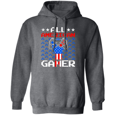 All American Gamer, America Gaming, American Flag Pullover Hoodie