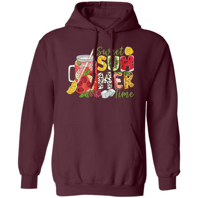 Sweet Summer Time, Summer Vacation, Fresh Summer Pullover Hoodie