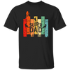 Retro Dad, Super Dad, Hiking Dad, Daddy Love Hiking Unisex T-Shirt