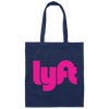 Lyft Gift, Lyft Driver, Lyft Design, Gift For Lyft Driver Canvas Tote Bag