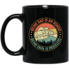 Being Dad Is An Honor, Being Papa Is Priceless, Father's Day Gift Black Mug