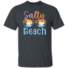 Salty Beach, Summer Vacation, Sunglasses With Sea Unisex T-Shirt