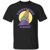 Everything Is Alright, Cartoon Smiling Spilled Ice Cream Unisex T-Shirt