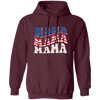 Groovy Mama, Retro Mama, American Mama, Mommy Pullover Hoodie