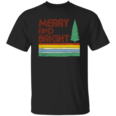 Merry And Bright, Retro Christmas, Love Christmas, Merry Christmas, Trendy Christmas Unisex T-Shirt